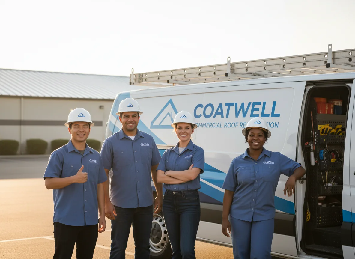 Commercial roof coating company in Maurice, IA